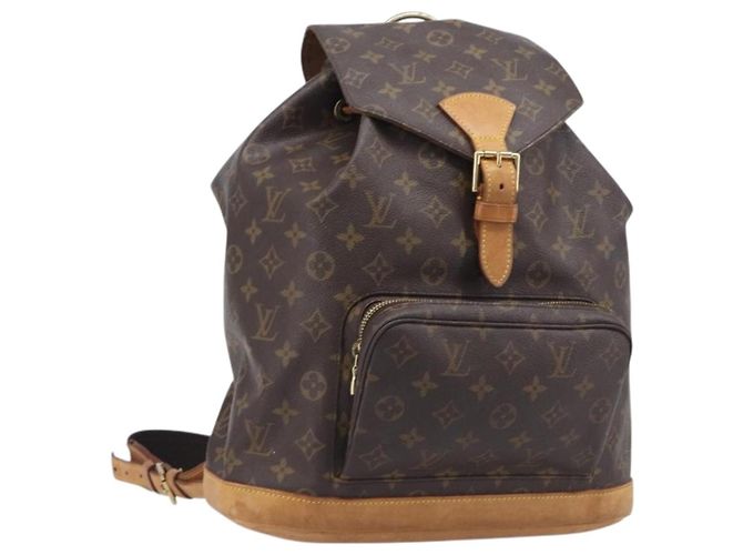 LOUIS VUITTON Monogram Montsouris GM Backpack M51135 LV