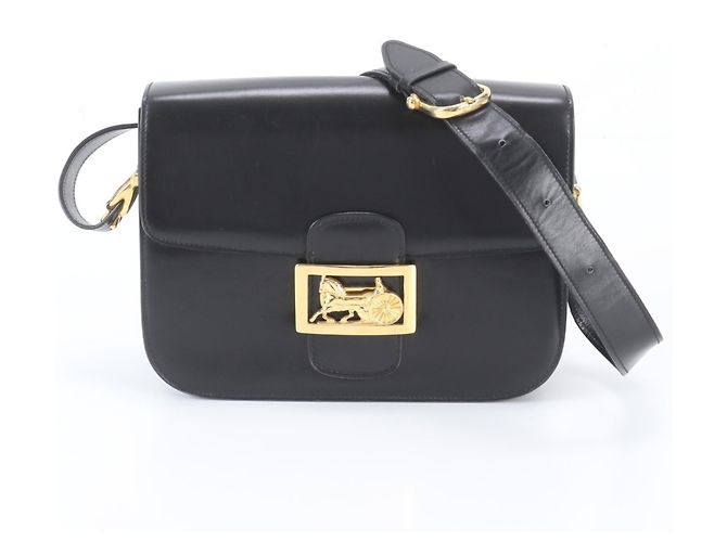Céline Celine Leather Shoulder Bag