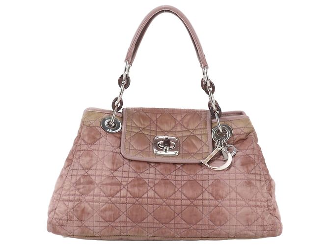 Sac à main cabas Christian Dior Cannage Charming Lock