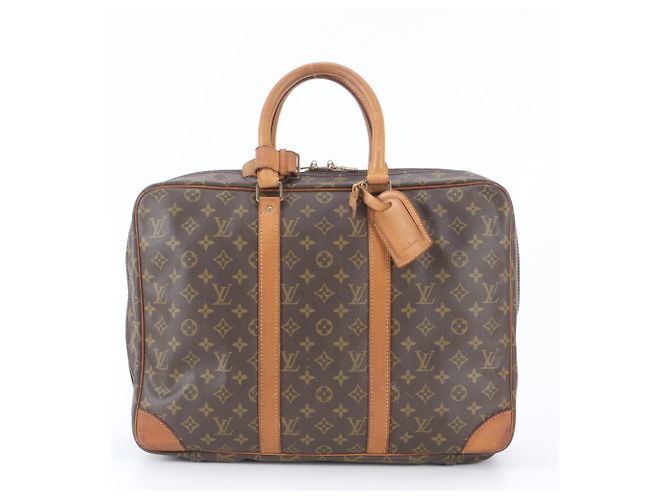 Sac Boston Louis Vuitton Monogram Sirius 45 en cuir