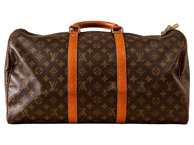 Louis Vuitton Keepall 50 Mala de Viagem Monogram Canvas