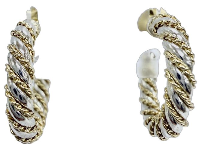 Autre Marque Orecchini a cerchio Tiffany & Co. Combination Twist Chain