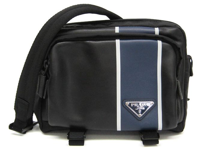 Prada Triangle Logo Small Crossbody Bag