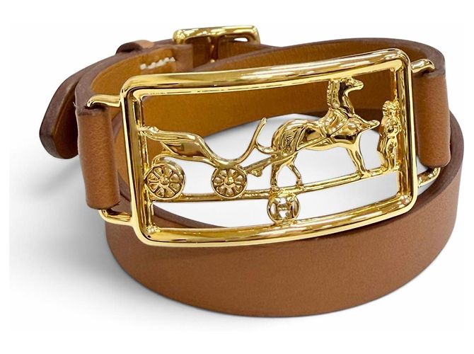 Hermès Pulseira Charm Calèche Double Tour Hermes