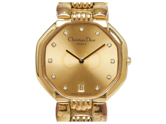 Relógio de pulso octogonal Christian Dior