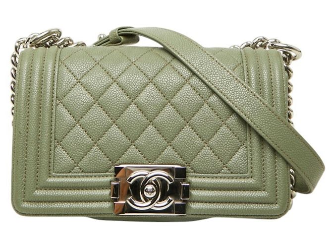 Le Boy Bolsa de Ombro Chanel Matelassé Coco Mark Boy Chain