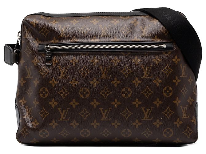 Bolsa Messenger Louis Vuitton Brown Monogram Macassar Torres