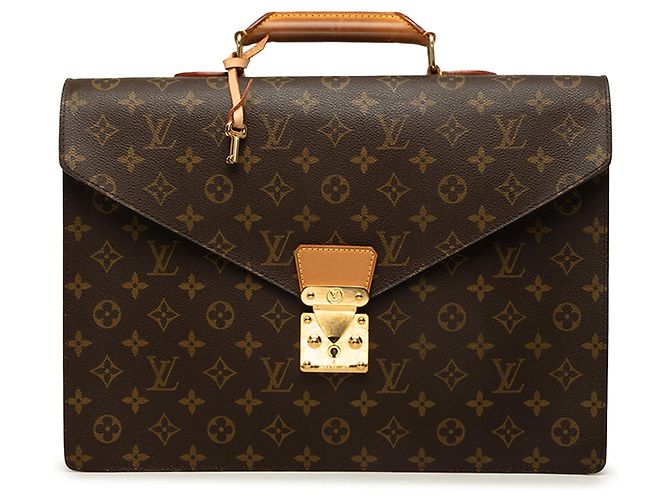 Louis Vuitton Brown Monogram Serviette Conseiller