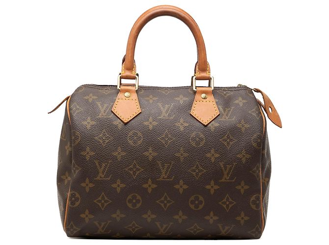 Louis Vuitton Brown Monogram Speedy 25