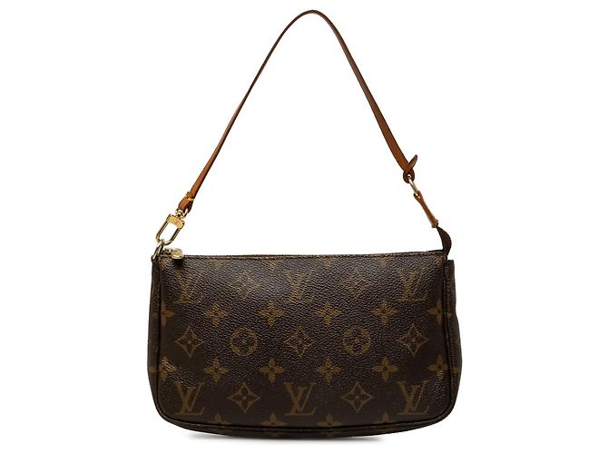 Louis Vuitton Brown Monogram Pochette Accessoires