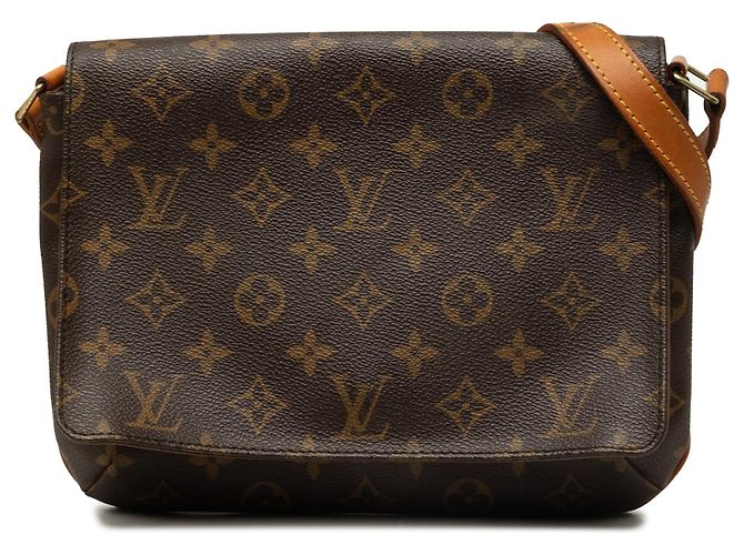 Louis Vuitton Brown Monogram Musette Tango Short Strap