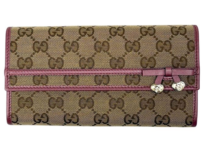 Gucci GUCCI Long Wallet GG Pattern Bi-fold
