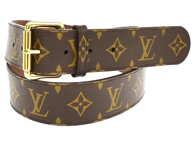 Louis Vuitton Ceinture Belt Monogram Canvas Medium