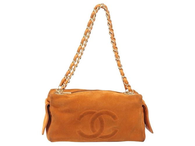 Chanel Coco Mark Suede