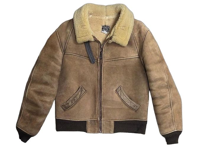 Autre Marque Avirex B-6 Shearling Aviator Jacket