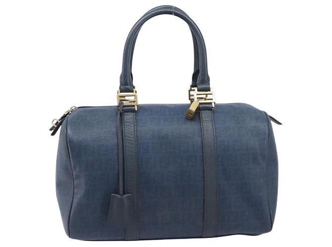 Fendi Boston Zucchino Coated Canvas Medium