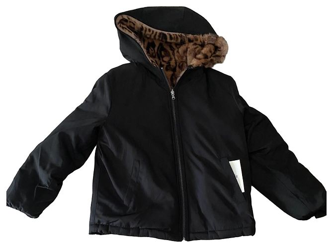 ZAPA Black Reversible 2-in-1 Puffer Jacket