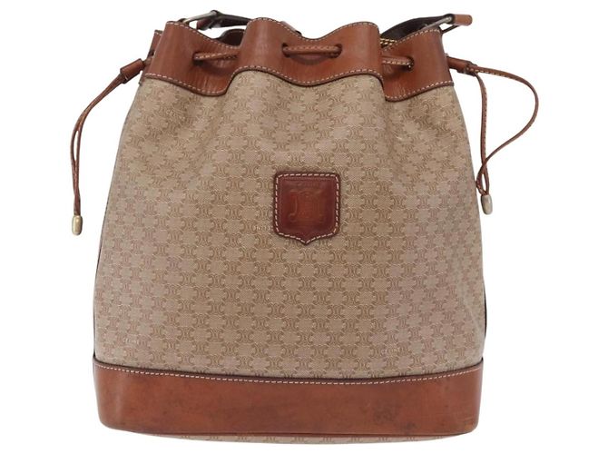 Céline Celine Macadam Shoulder Canvas Medium