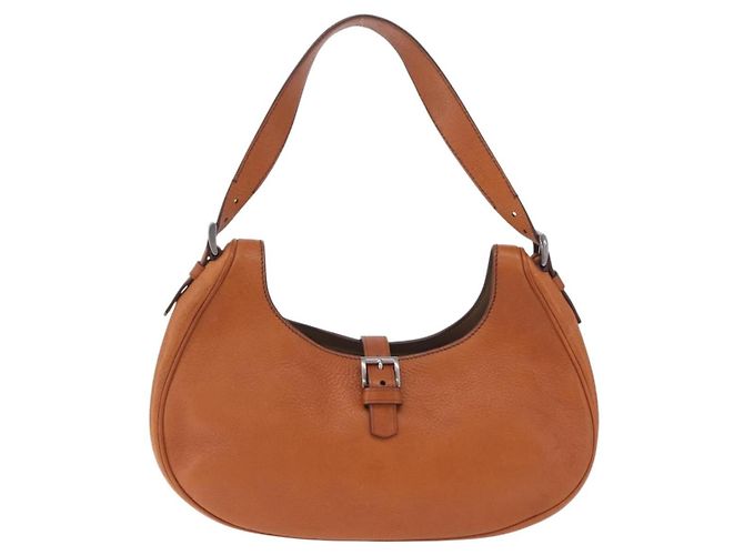Bolsa de ombro em couro Prada