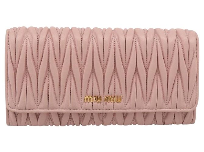 Miu Miu Matelasse Leather