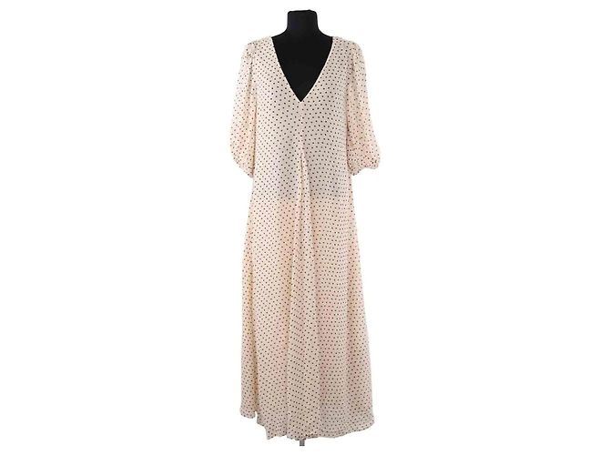 Ganni Kleid in Ecru