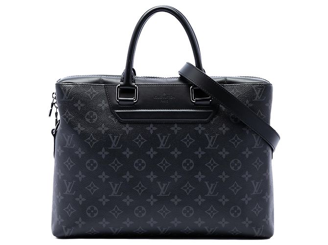 Sac business Louis Vuitton Monogram Eclipse Odyssey Briefcase Noir