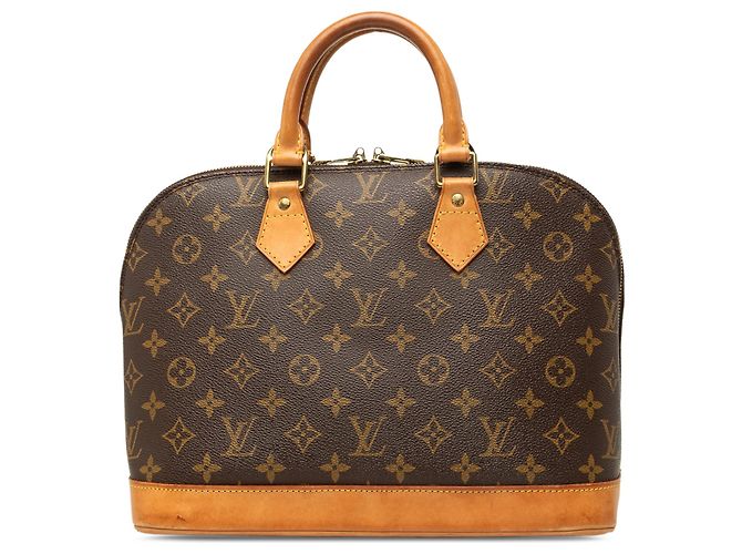Sac à main Louis Vuitton Monogram Alma PM Marron