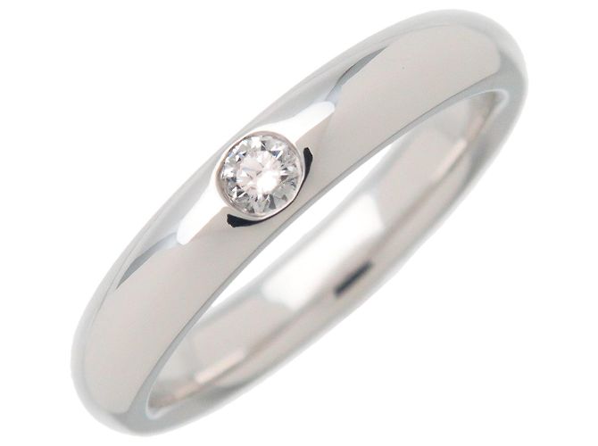 HARRY WINSTON Ehering 1P Diamant PT950 Platin US3.5-4 Gebraucht