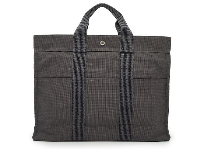Hermès Herline Tote MM Grey Cloth