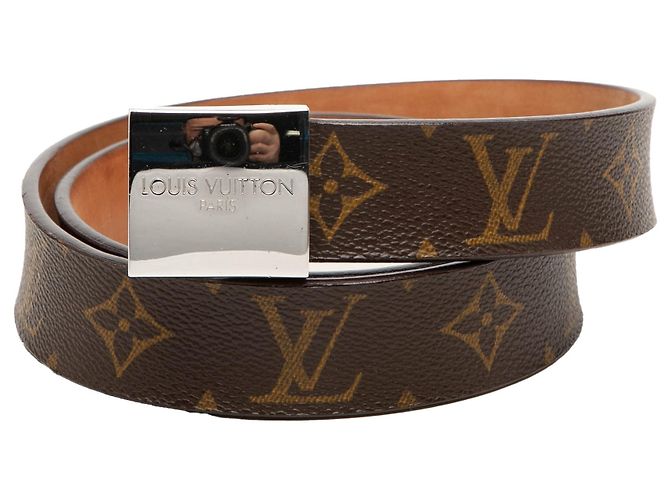 Cinturón Louis Vuitton Monogram Marrón