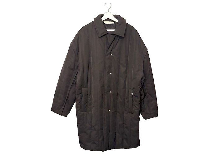 1017 ALYX 9SM Black Polyester Padded Coat