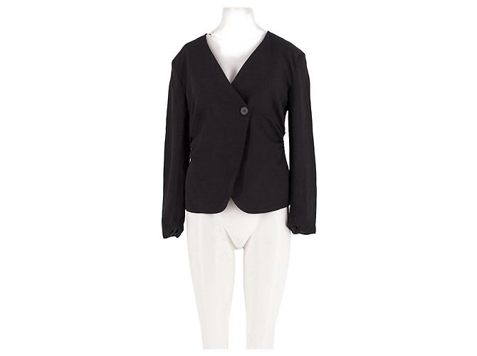 Autre Marque ELEH Leinenblazer Schwarz
