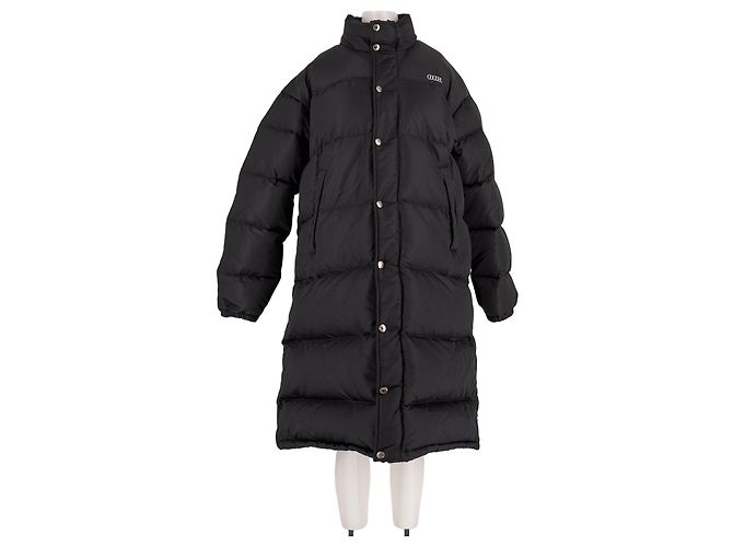 Autre Marque Casaco acolchoado longo preto