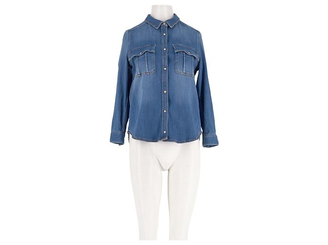 Zadig & Voltaire Camicia in cotone blu