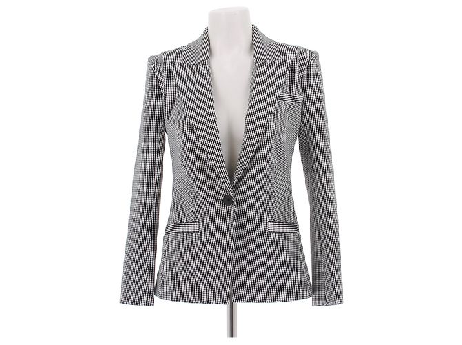 L'Agence Blazer mit Hahnentritt-Muster