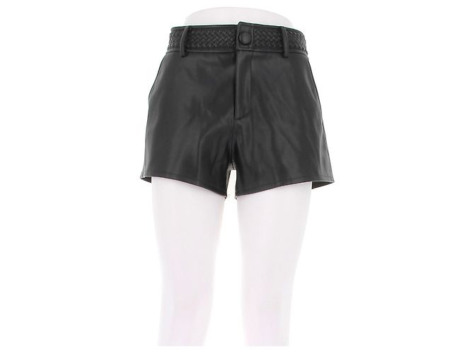 L'Agence Shorts Schwarz Polyester