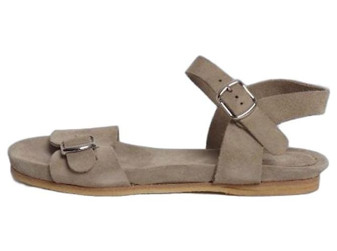 Chloé Greige suede sandals - size EU 37