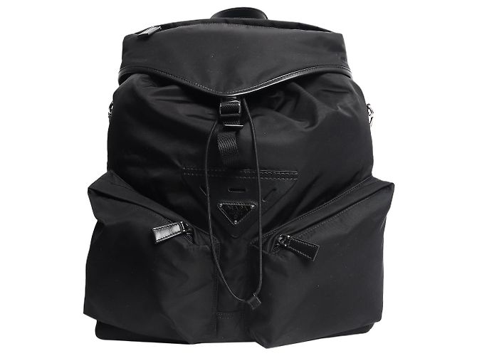 Prada Black Re-Nylon 2way backpack