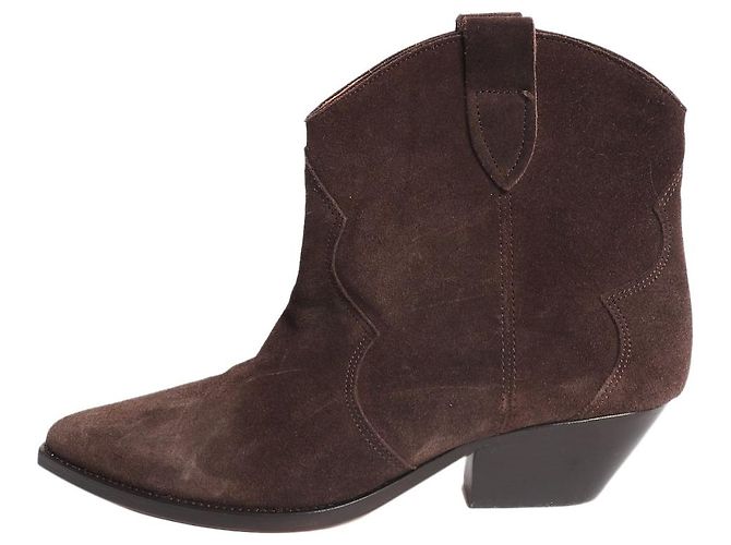 Isabel Marant Brown suede ankle boots - size EU 39