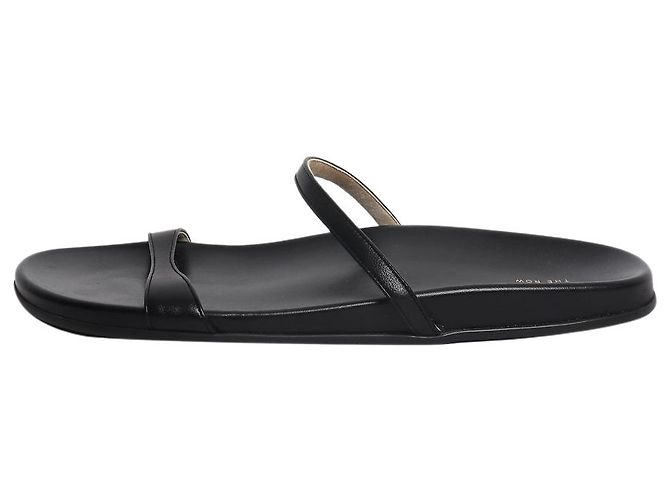 The row Schwarze Leder-Sandalen - size EU 40