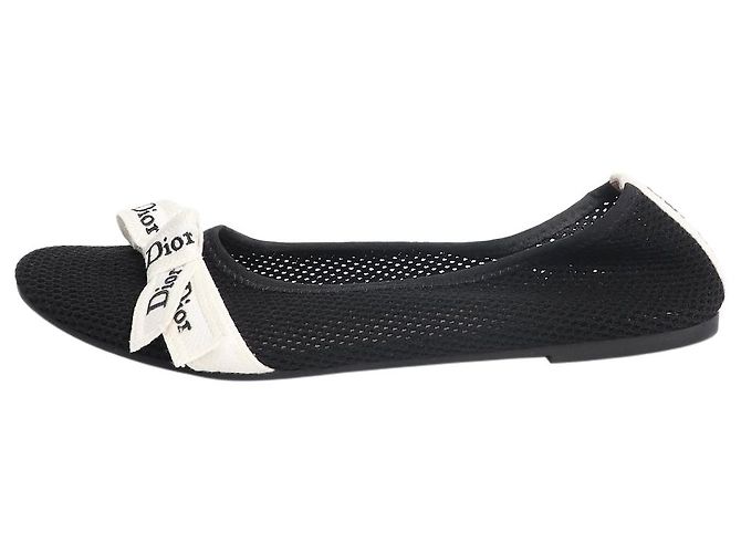 Dior Black mesh ballet flats - size EU 39