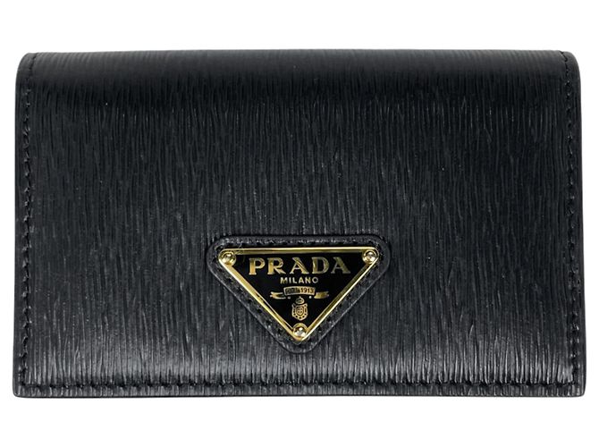Prada Leather Business Card Holder