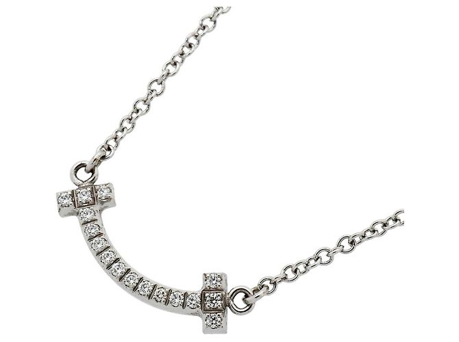 Autre Marque Tiffany & Co. T Smile Mini Halskette