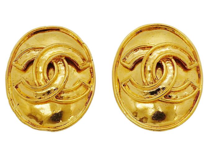 Orecchini a clip Chanel Coco Mark Oval