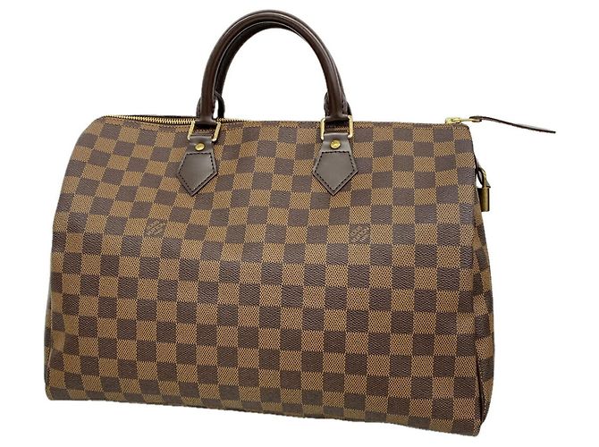 Borsa Louis Vuitton Damier Speedy 35 in Ebene