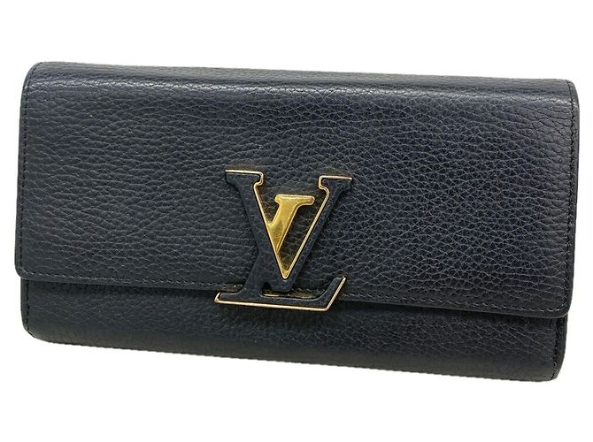 Louis Vuitton Long Wallet in Noir