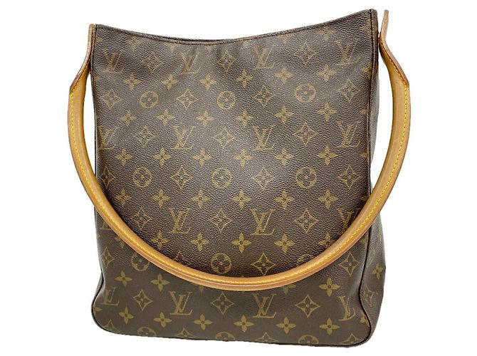 mala de ombro Louis Vuitton Monogram Looping GM