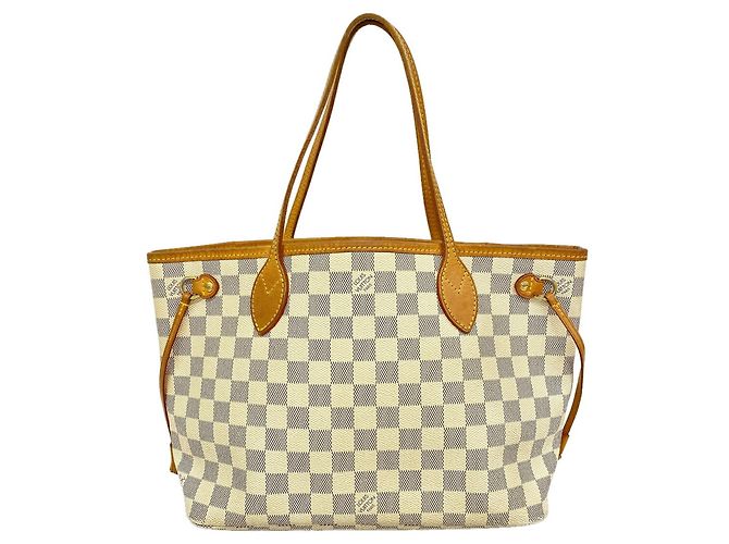 Louis Vuitton Damier Azur Neverfull PM Tote Bag