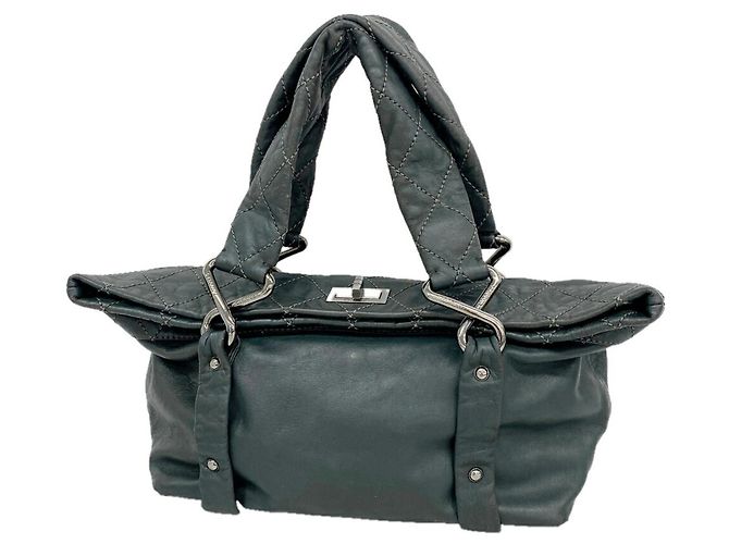 Sac cabas Chanel vert foncé