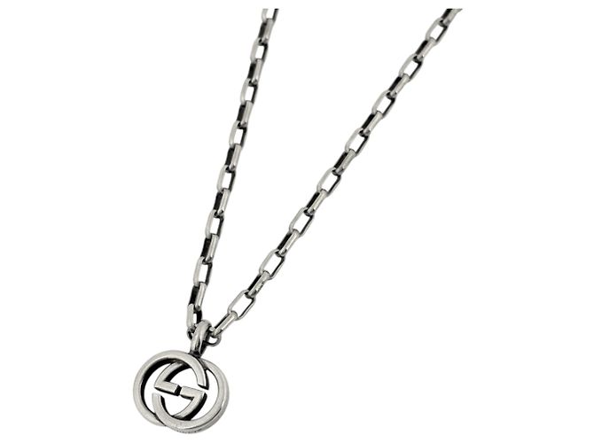 Collar Gucci Interlocking G en Plata 925